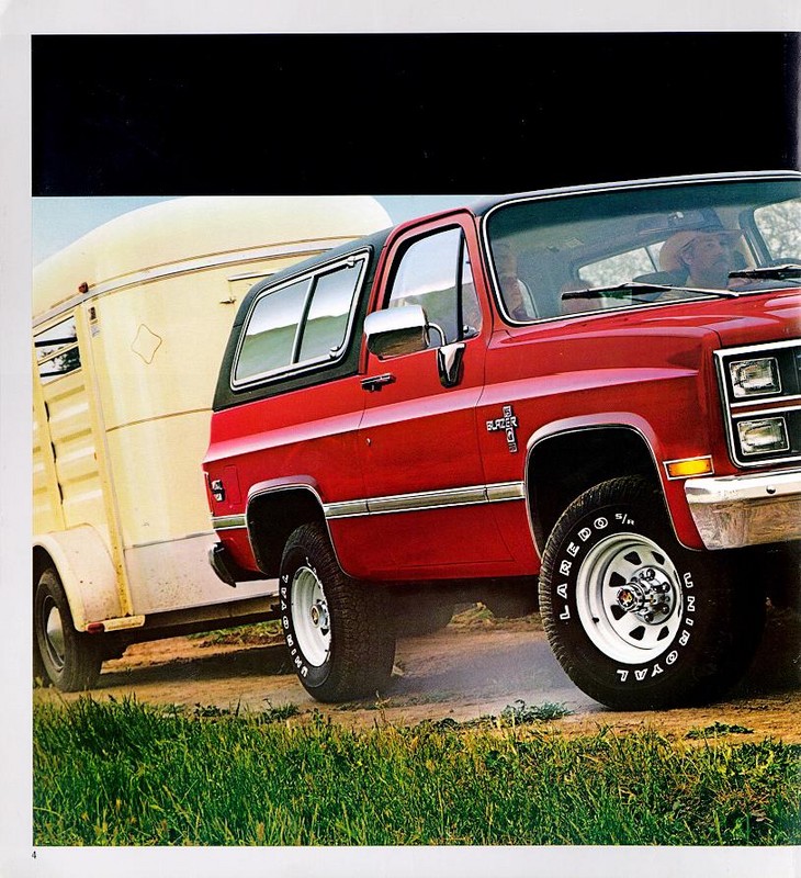 1984 Chevrolet Blazer Brochure Page 7
